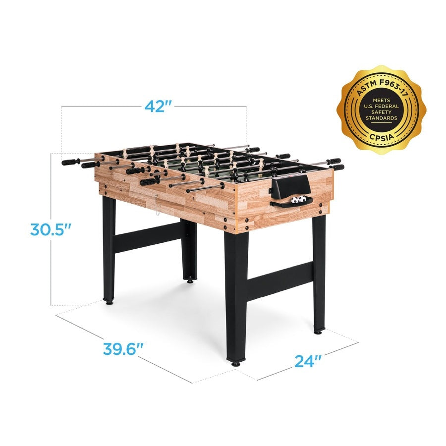 10-in-1 Multi-Game Table Set with Pool, Foosball, Table Tennis, Hockey and More