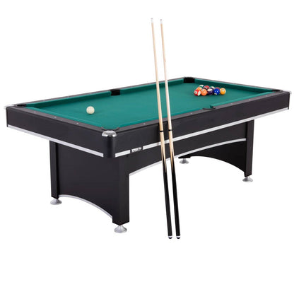7-Foot 2-in-1 Pool Table and Table Tennis Conversion Top Set