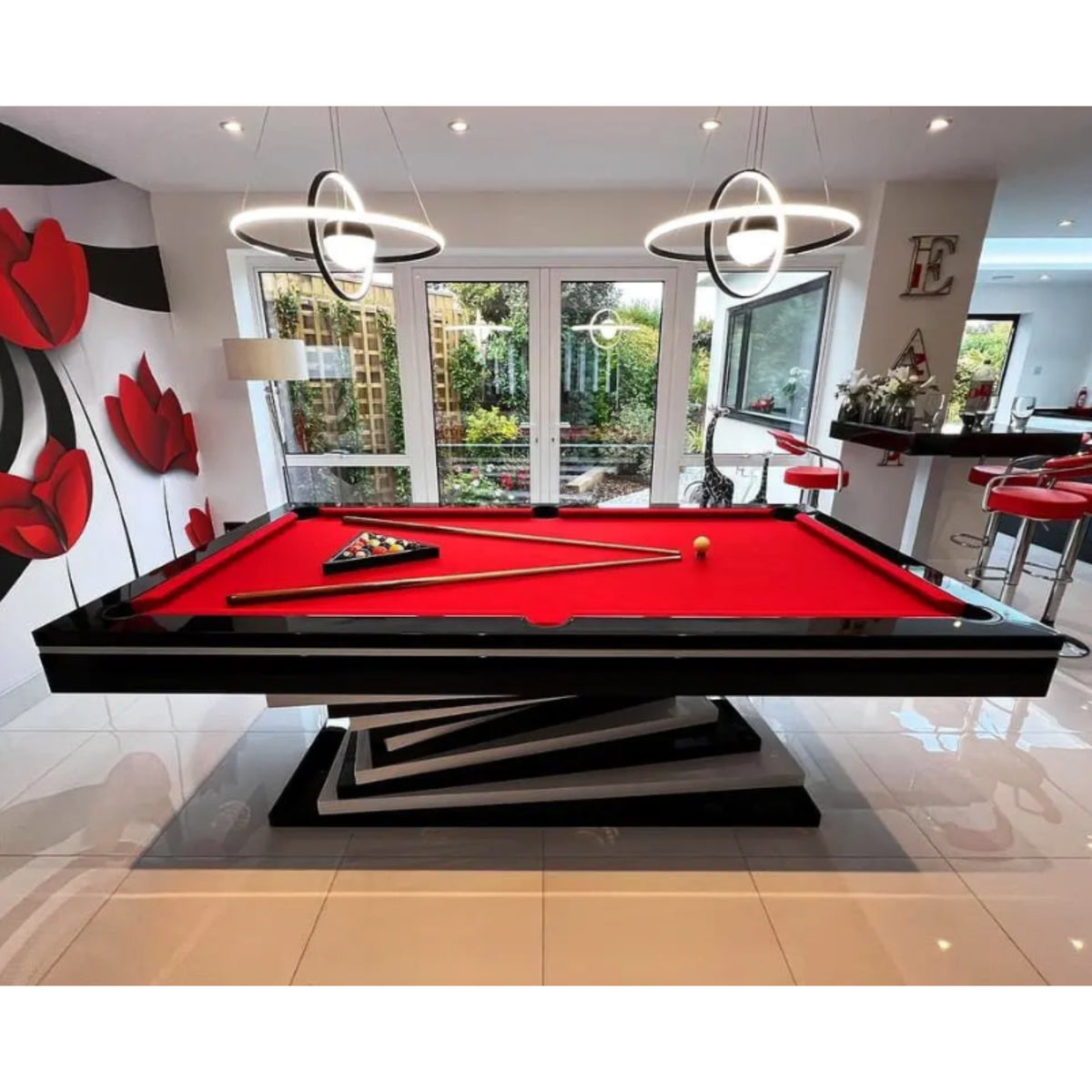 Aurelius NovaEdge 8-Foot Modern Pool Table
