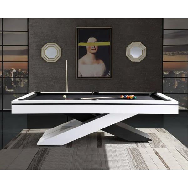 Meridian Atelier X-Frame 8-Foot Designer Pool Table