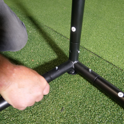 GolfBays SimBox Golf Simulator Enclosure with PRO+ Impact Screen and Side Barriers