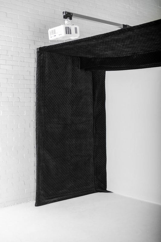 GolfBays Lux Golf Simulator Enclosure with PRO+ Impact Screen