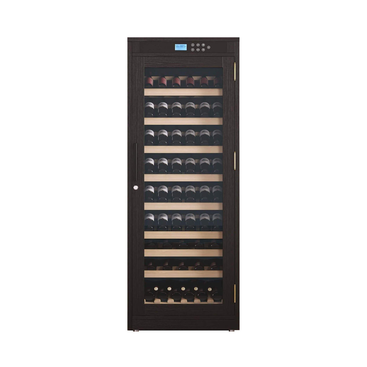 102-Bottle Temperature-Controlled Wine Cabinet with Multi-Tier Storage